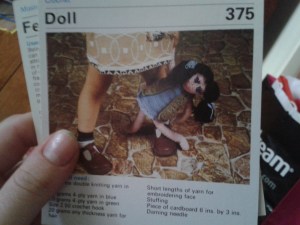 Crocheted toy - Terrifying Dolly
