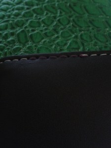 Skilled from fur and leather tuts - my stitches are the purple ones