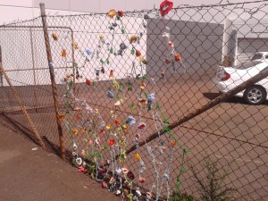 kelly-marie mcewan creative tanks 2013 crochet flowers vines install complete