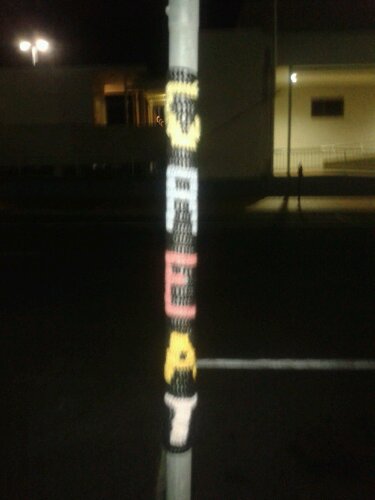 Some crocheted October yarn&nbsp;storms