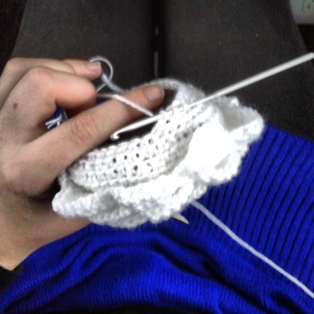 Making crocheted earmuffs for winter, Part&nbsp;Three