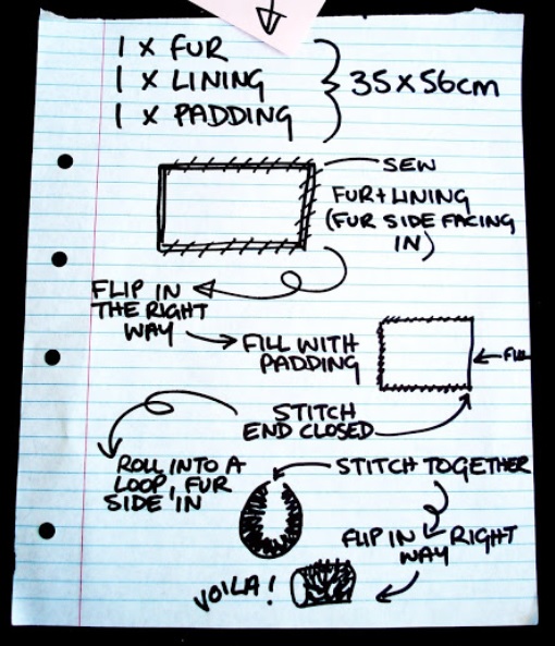 Sewing a faux fur muff&nbsp;tutorial