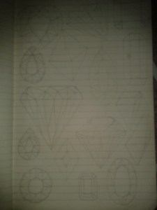 practicing jewel drawing