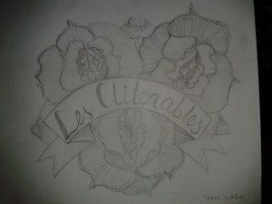 pencil drawn quiz team logo