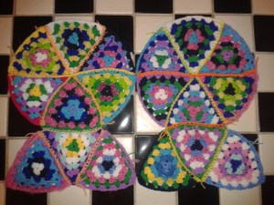 soft furnishings DIY howto piece granny squares