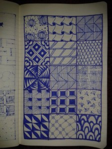 zentangle drawingaday sketching art project