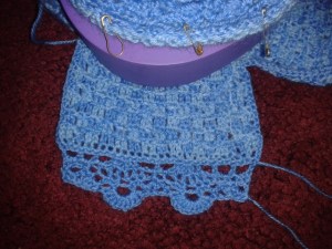 crocheted lace edging ukulele cover diy