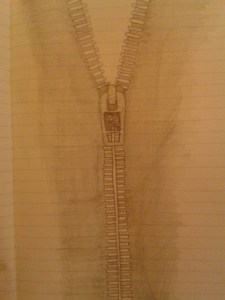 graphite zipper life sketch moleskine