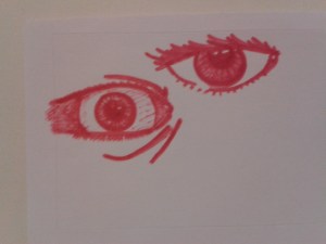 expressions sketch different eyes sticker