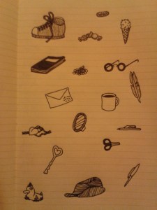 draw daily artist project common theme study