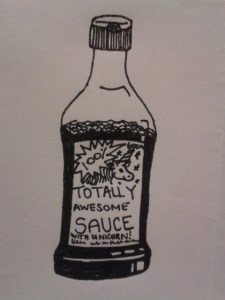 kellymarietheartist sketch totally 100% awesomesauce for cool people