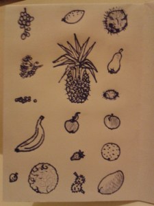 illustrations adrawingaday daily sketches fruit