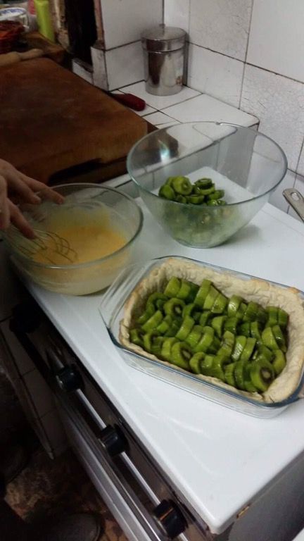 Kiwifruit cooking recipe for kiwi tart