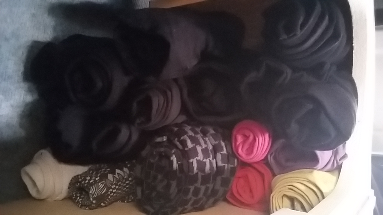 Rearranging clothes vanlife Tiny house clothing storage