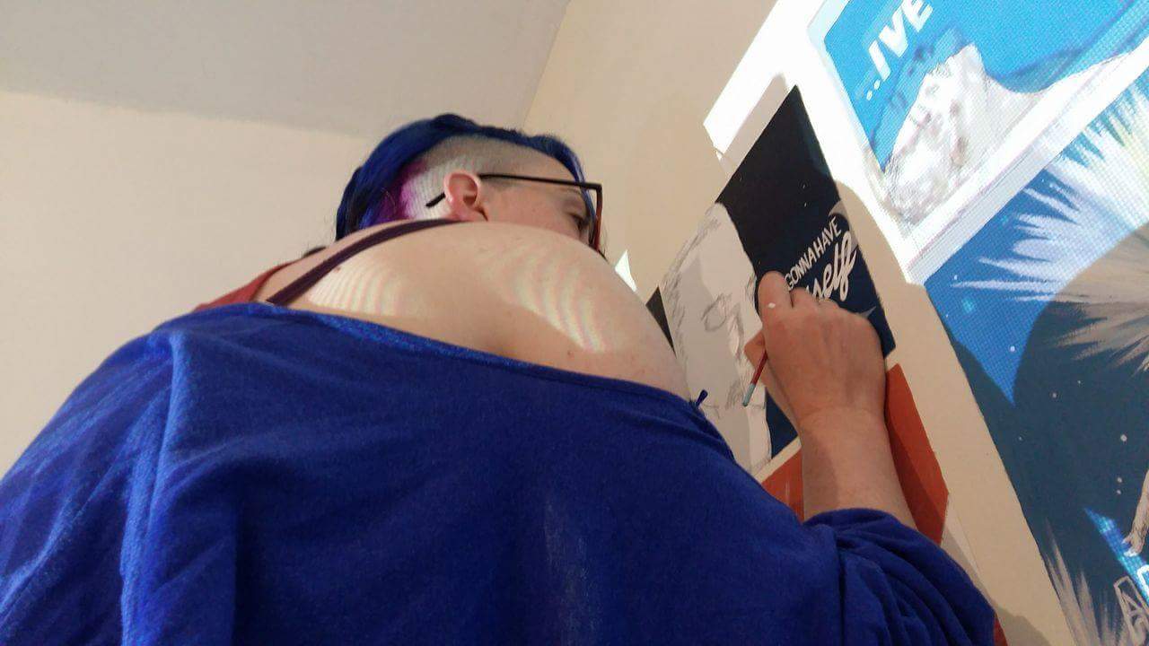 Cursive Text painting helpx travelling Portugal