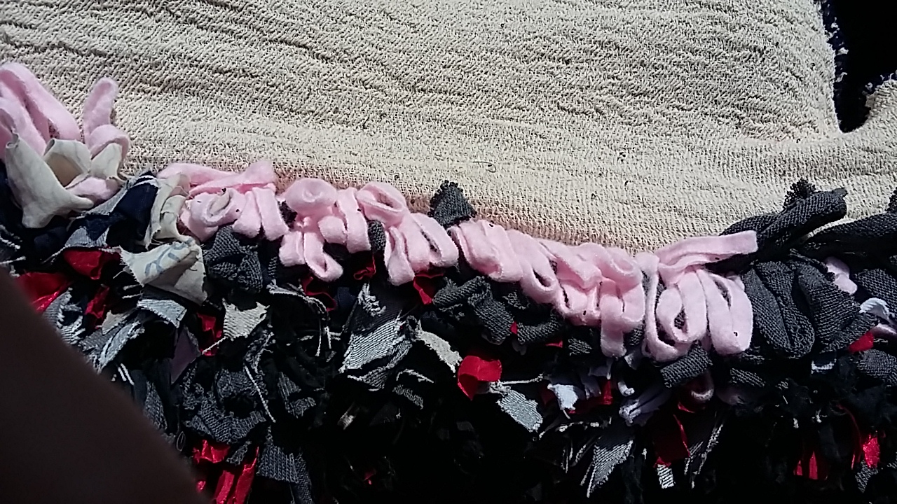 Reusing fabrics diverting from landfill crafts Rag rugging fabrics technique travel