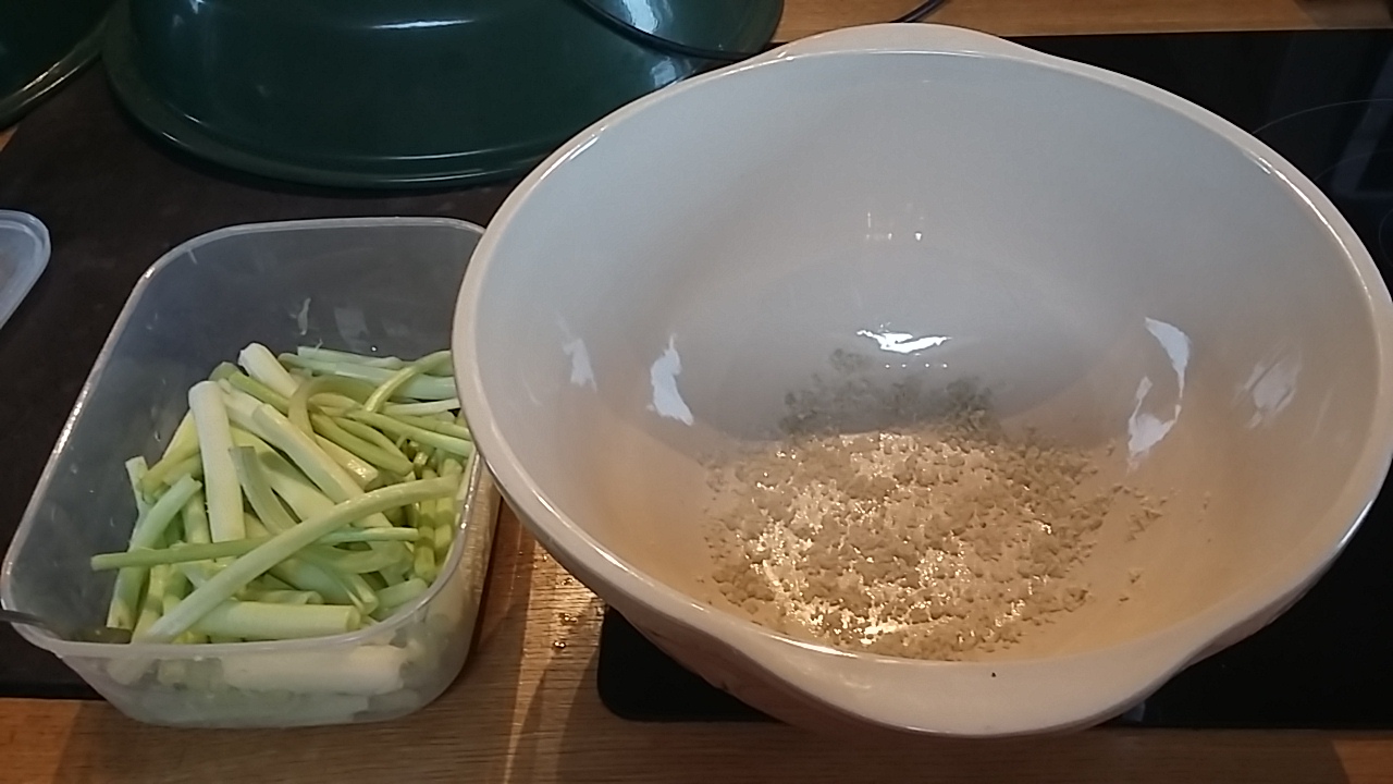 Salt curing Alexanders foraging foods Cornwall uk How to pickle preserve Alexanders Fat Hen Cookery School