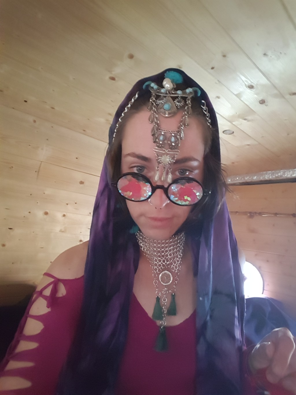 Chainmail and velvet&nbsp;chokers